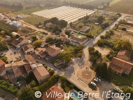 Vue aérienne Hameau de Saint-Estève