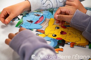 Atelier puzzle de la médiathèque