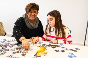 Atelier puzzle de la médiathèque