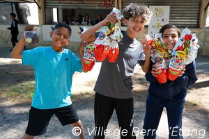 Chasse aux oeufs - Secours Populaire